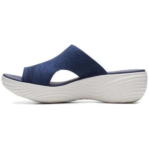 Stretch Slide Sandals, Knitted Sports Sandals